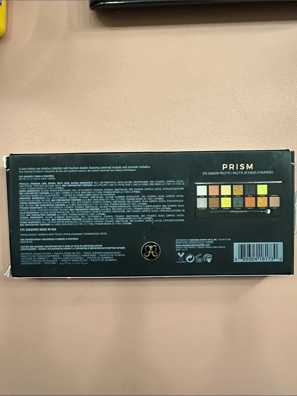 Anastasia Beverly Hills Prism Eyeshadow Palette - Black & Gold Accent